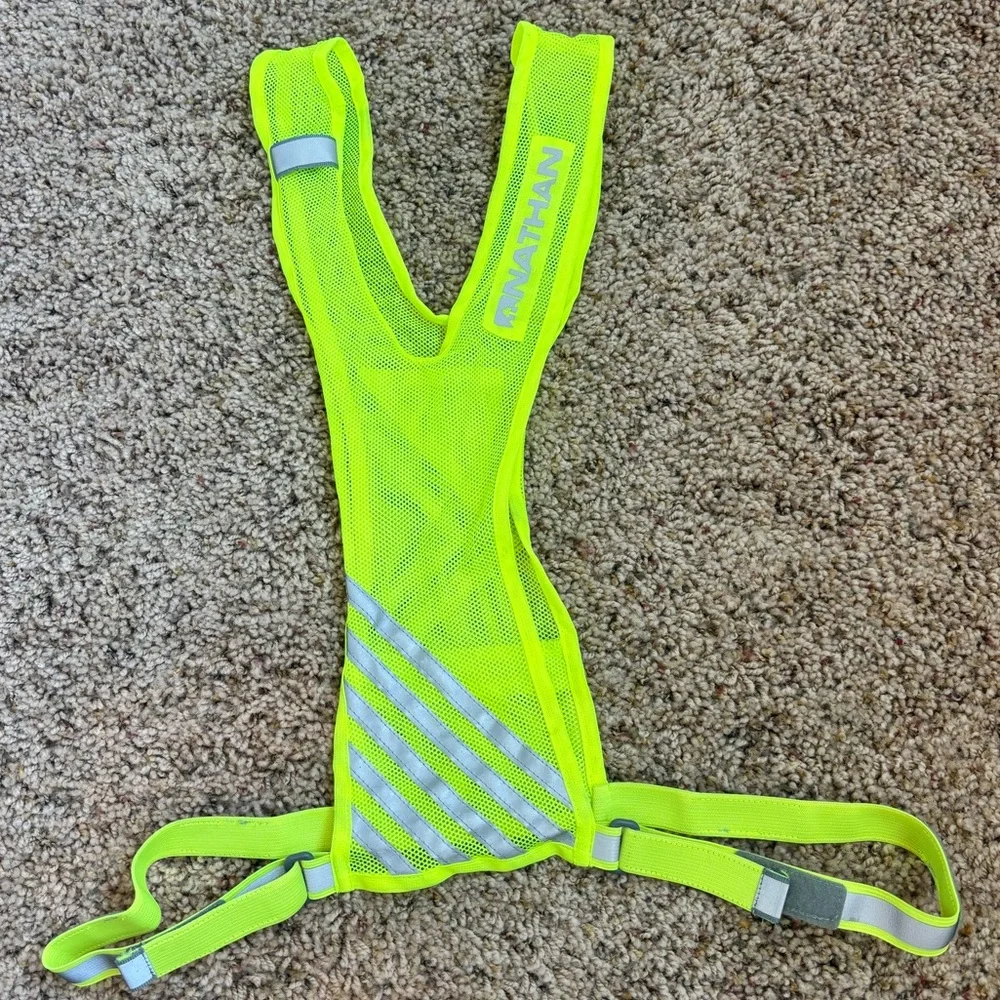 High-Visibility Safety Vest - Neon Yellow with Reflective Strips - Picture 3 of 5